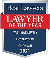 Best Lawyers | Lawyer of The Year | W.B. Markovits | Antitrust Law | Cincinnati | 2021